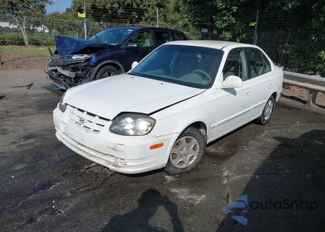 2005 Hyundai Accent Gls из США, поврежденный, VIN KMHCG45C85U598336